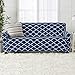 Great Bay Home Modern Velvet Plush Sofa Slipcover. Strapless One Piece Stretch Couch Cover. Sofa Cover for Living Room. Magnolia Collection Slipcover. (Sofa, Navy)