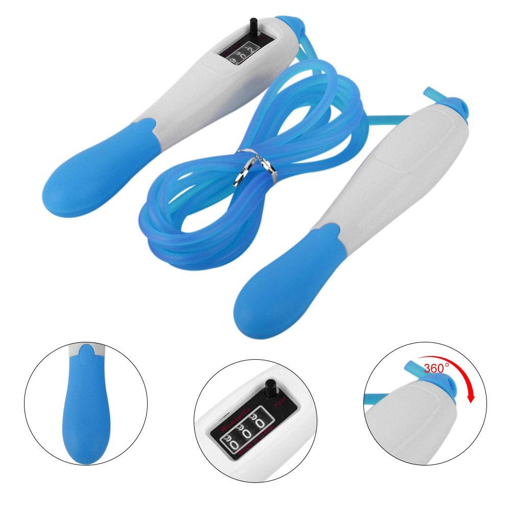 XIANGFATS Skakanka Regulowany skok liny z licznikiem Skakanka do domu Fitness Trainning Siłownia Home Jump Ropes (Color : 2)