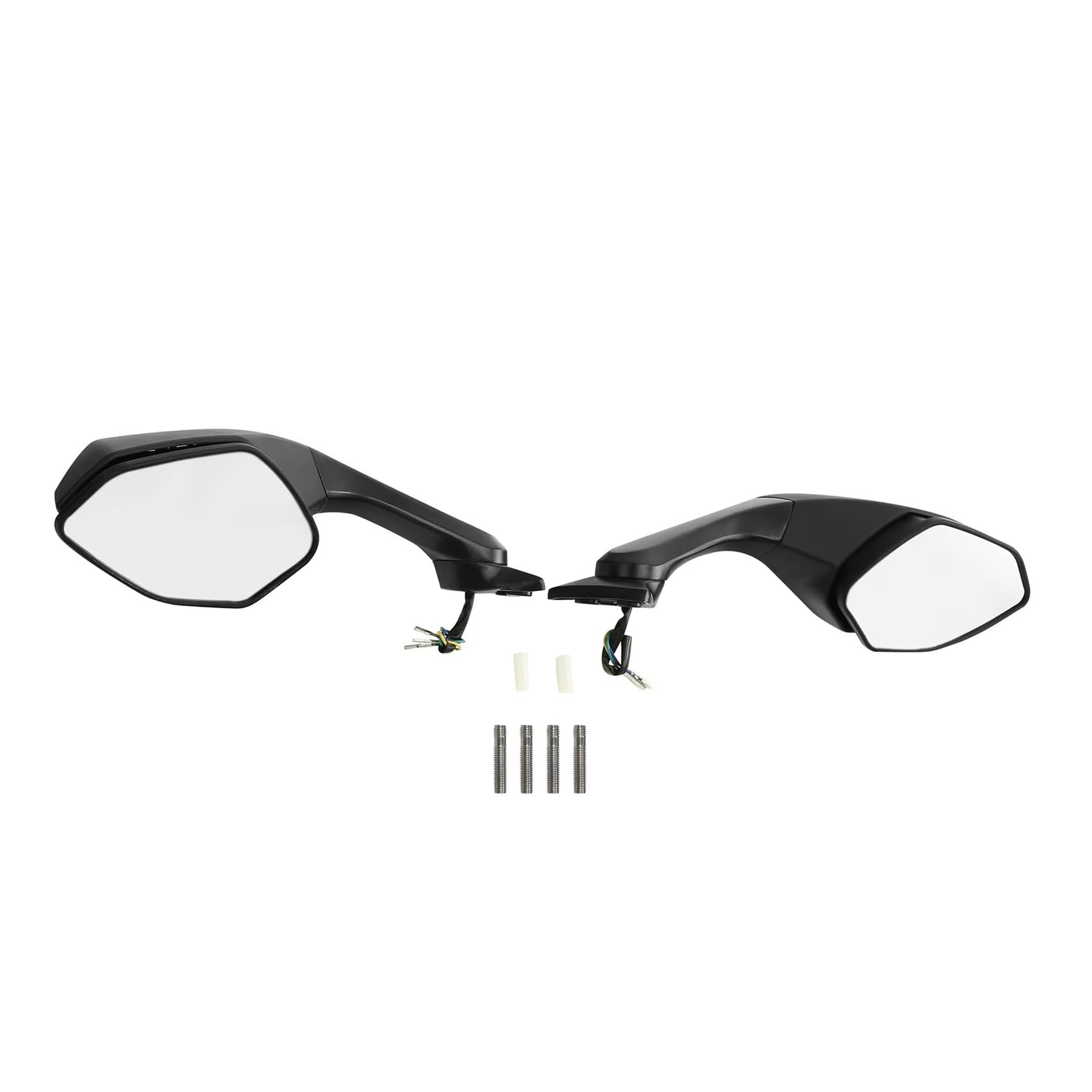 Espejos Retrovisores Motocicleta Espejos Retrovisores Motocicleta Señal Giro LED Para YZFR6 Para R1S Para R1 Para R1M 2015 2016 2017 2018 2019 2020 2021-2025 Espejos Retrovisores Moto