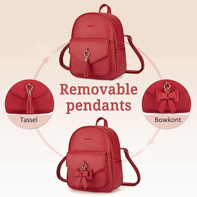 Image of ShopyVid Polka Dots Mini Backpack for Girls /Rakhi Gifts for Sister /Rakhi Gift for Sister Kids