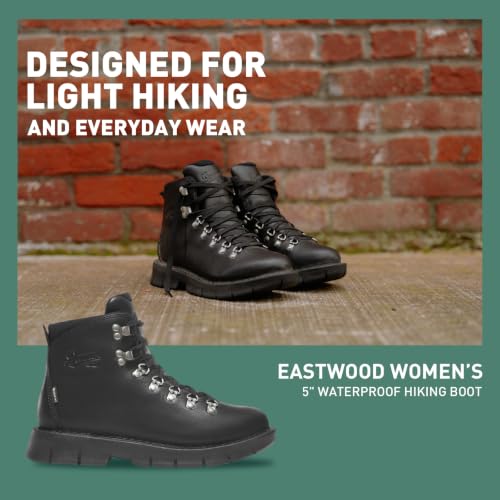 Image of Danner Women's Eastwood Waterproof Hiking Boot | Waterproof Leather Upper, Cushioned Insole, Rugged Traction Outsole, Lace-Up Ankle Support, Breathable Lining