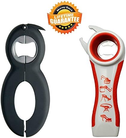 Bottle Can and Jar Opener Multi Kitchen Tool Bundle Rheumatoid Arthritis Products Aids Twister Grip Lid Seal Remover Lid Twist Off For Arthritic Hands Kitchen Gadgets and Tools Set