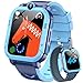 Blackview Reloj Inteligente Niño 4G, Videollamadas, Chat de Voz, 1.83” Smartwatch Niños con GPS Posición, SOS Llamar, Modo Escuela, Despertador, Podómetro, Calculadora, Batería Grande de 800 mAh, Azul