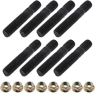 16pcs Exhaust Manifold Stud Bolt Kit M8x45mm Replacement Part
