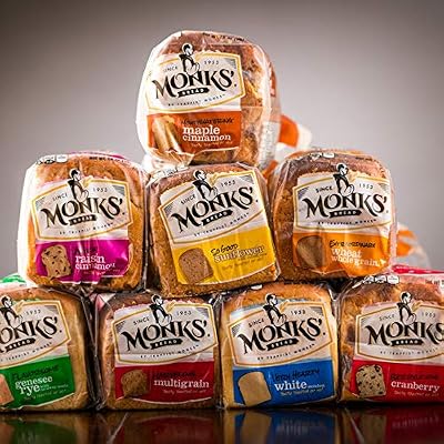 Monks' White Bread 3 Loaf Bundle (3 x 1lb. Loaves)