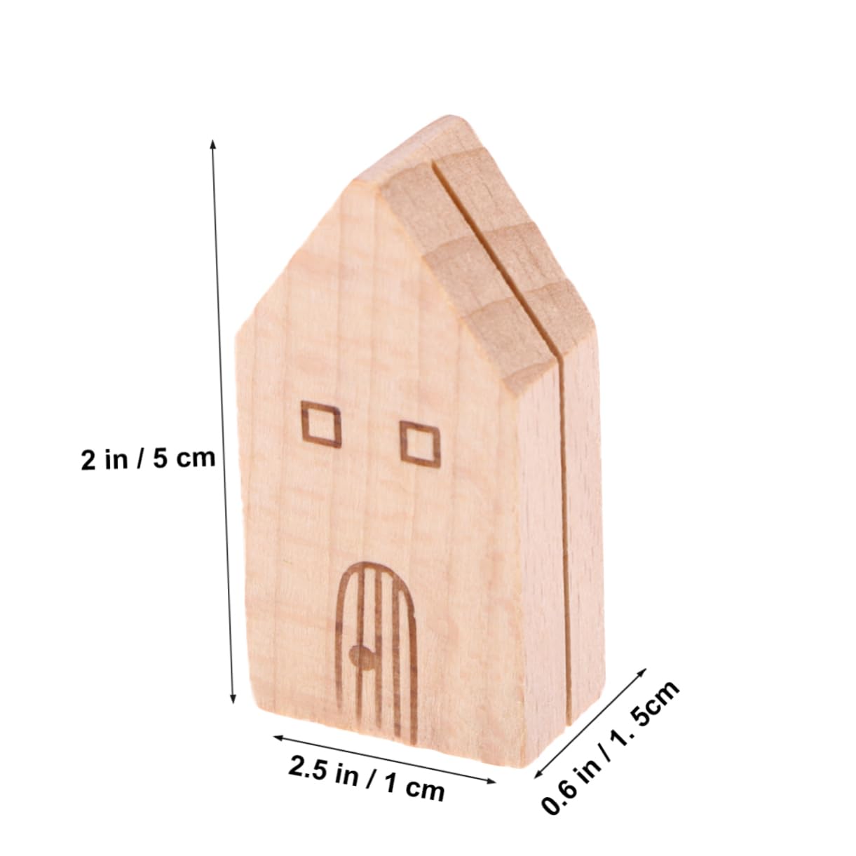 HOOTNEE Menu Clips Paper Clips Paperclips Picture Holders Wood Table Number Holders Photo Stand Photo Holders