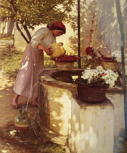 Impression tableaux d'art de qualite superieure Henry Herbert La Thangue pour alcove