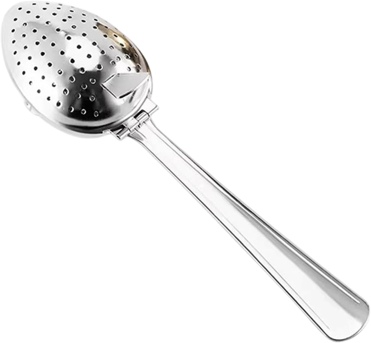Stainless Steel Tea Infuser with Leaves Shaped Strainer and Handle Home Brewing Tool for Loose Leaves Tea Or Coffee