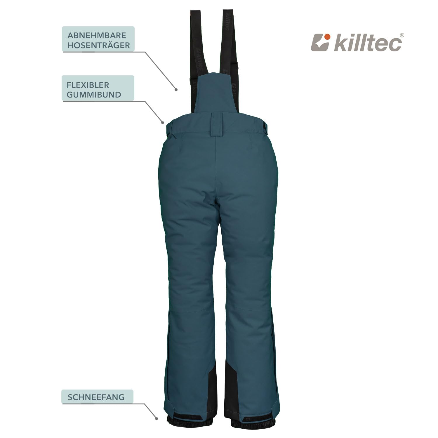 Killtec Damen Skianzug Set - Damen Skijacke und Damen Skihose wasserdicht und atmungsaktiv - 10000mm Wassersäule - PFC frei - Skijacke mit Schneefang, Skihose mit Kantenschutz
