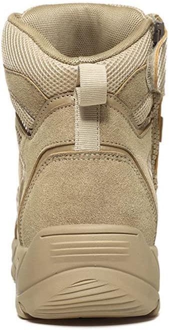 GEXECEUSS Hiking Boots for Men Breathable Non-Slip Casual Low-Top Sneakers for Trailing Trekking Outdoor Leather Walking Shoes