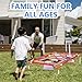 Bean Bag Toss & Ball Toss & Ring Toss,5-in-1 Outdoor Toys for Kids,Family Games for Kids and Adults,Gift for Christmas and Birthday