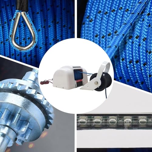 Winche eléctrico automático para ancla de barco miniatura 6