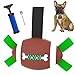 Juguete para Perros, 21cm Pelotas para Perros, Perro de Juguete de Rugby con Pestañas de Agarre, Juguetes interactivos para Perros para Perros pequeños y medianos