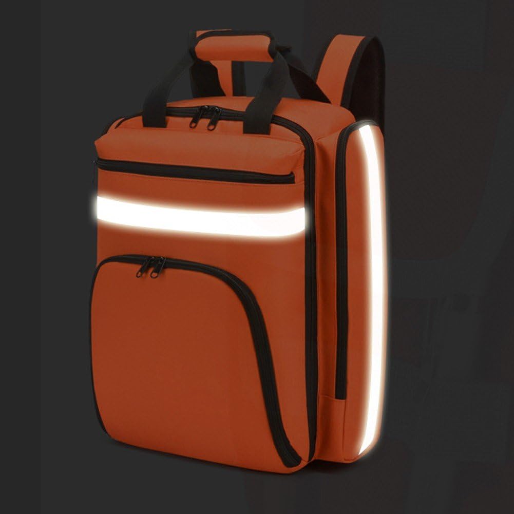Zaino di Pronto Soccorso, Borsa Medica di Emergenza Vuota con Catarifrangente, Borsa per Traumi di Soccorso per Escursionismo All'aperto, Campeggio, Viaggi, Auto