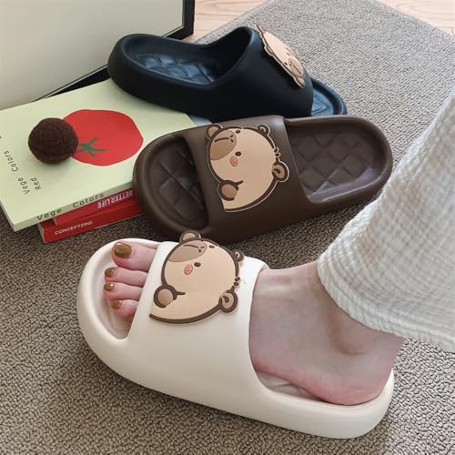 XIXITIAO Men's and Women's Capybara Slides,Cute Animal Capybara Slippers,Non Slip Quick Drying Shower Shoes,Summer Novelty Open Toe Slide4