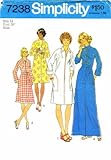 Simplicity 7238 Vintage Schnittmuster Damen Bademantel Gr. 14 Brustumfang 36