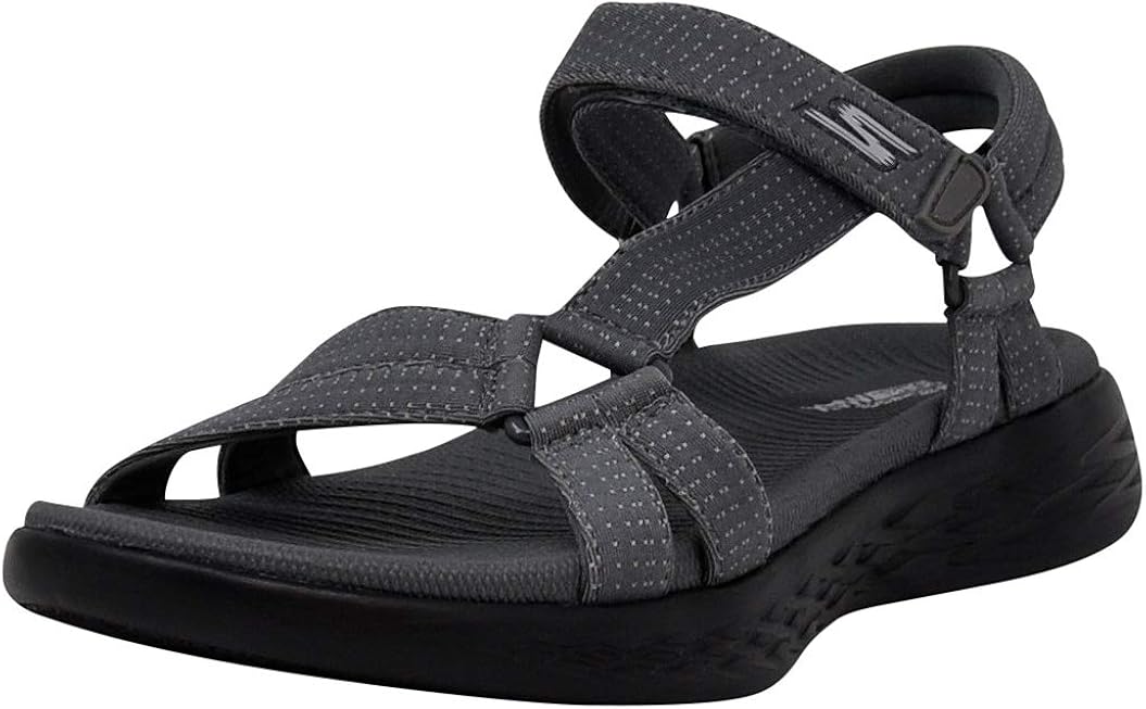 ایگرد | قیمت و خرید Skechers Women's On-The-go 600-Brilliancy Sport Sandal  10 Charcoal Black/Black