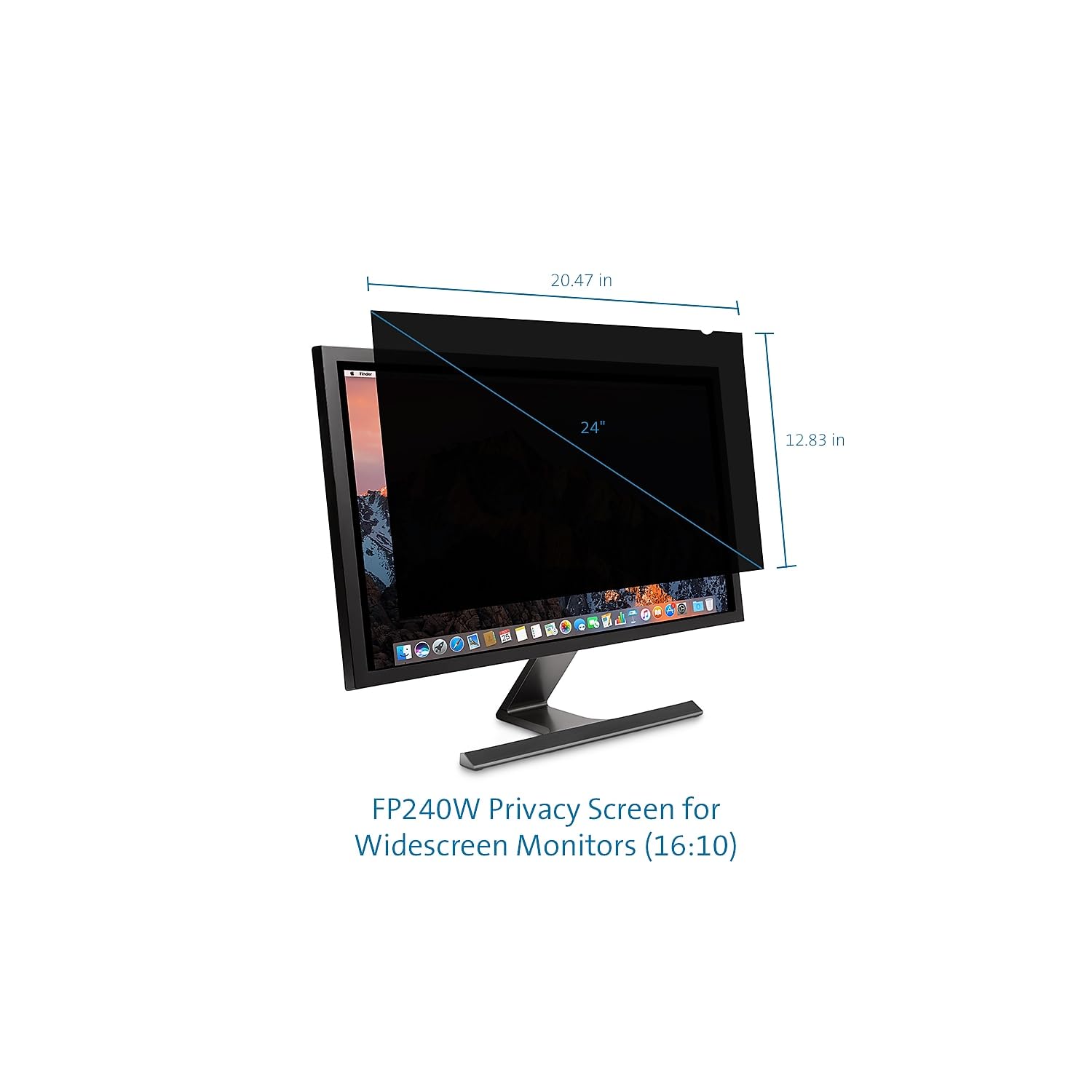 KENSINGTON K52794WW - Pantalla de privacidad para monitores 24W (16:10)