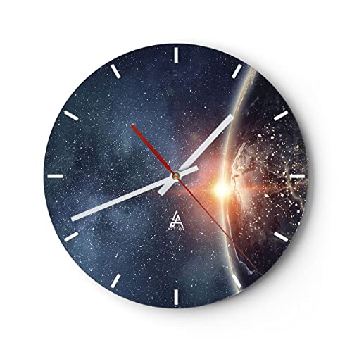 ARTTOR Horloge Murale Design Ronde 30x30 cm Espace Nature - 4343