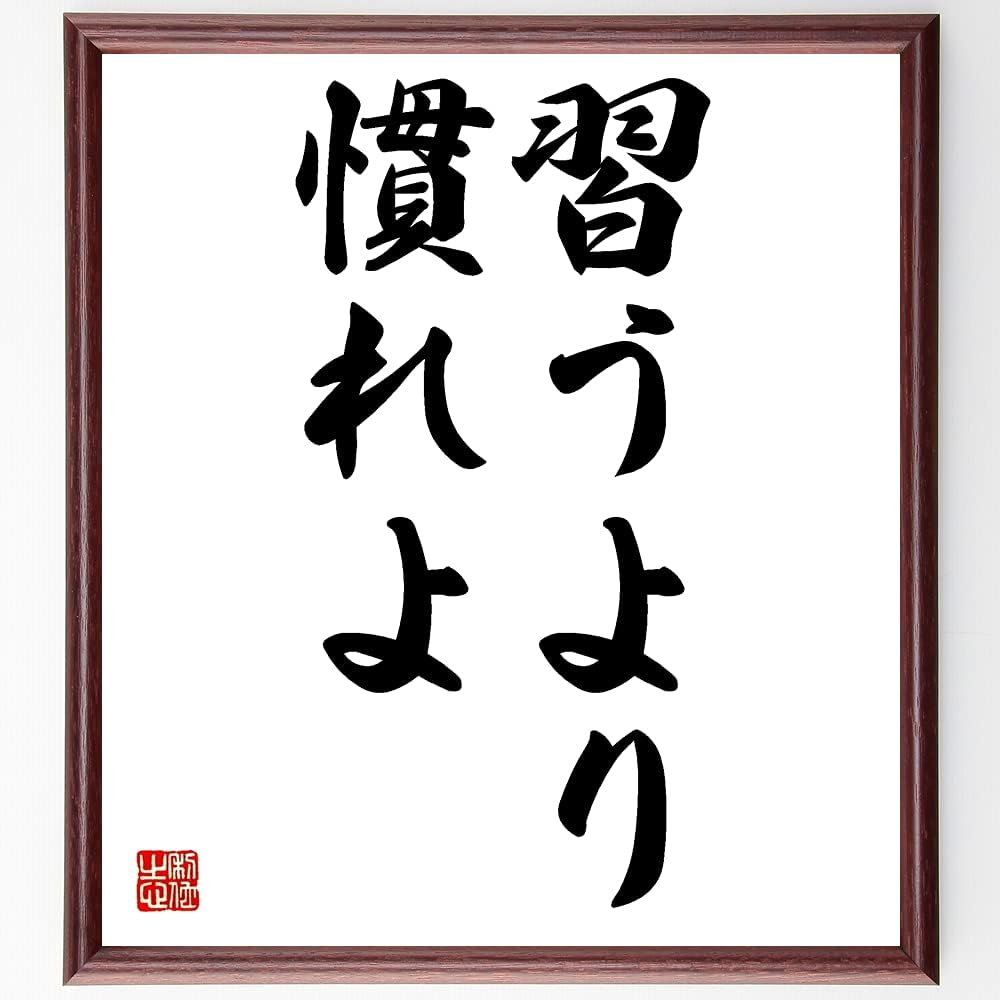 受注後直筆 シラーの名言 正義の尺度は 額付き書道色紙 贈り物 声の多数ではない ﾌﾟﾚｾﾞﾝﾄ
