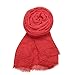 MANSHU Women Soft Cotton Hemp Scarf Shawl Long Scarves Scarf, 3PCS