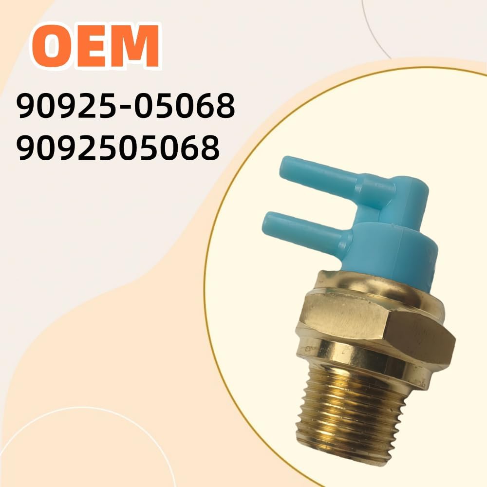 90925-05068 Vacuum Switching Valve Fits for 1983-2001 Toyota Camry Celica Corolla Cressida MR2 Supra Tercel Lexus ES250 ES300 LS400,Replaces 9092505068