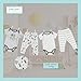 Baby Boy Baby Clothes Layette Set Footless Sleep and Play 4 Pack Dinoaurs Gift from Daddy 0-3M