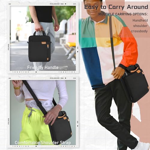 Image of 12.9 Inch Tablet Sleeve Bag, Padded Carrying Case for 13 Inch New iPad Pro M5 /Air M3 2025,Pad Pro M4 M2 M1 /Air M2, Samsung Galaxy Tab S9 FE+ /S9+ /S8+ /S7 FE /S7+ 12.4 inch 2022 /2023, Surface Laptop Go 12.4 inch