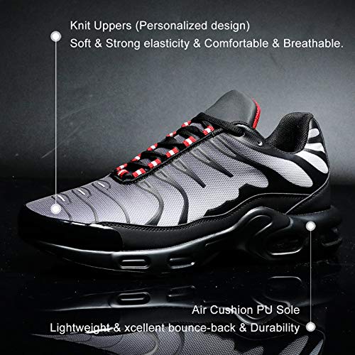 Socviis Men's Fashion Sneaker Air Running Shoes For Men Athletics Sport Trainer Tennis Basketball Shoes Grey 11 #TOP4