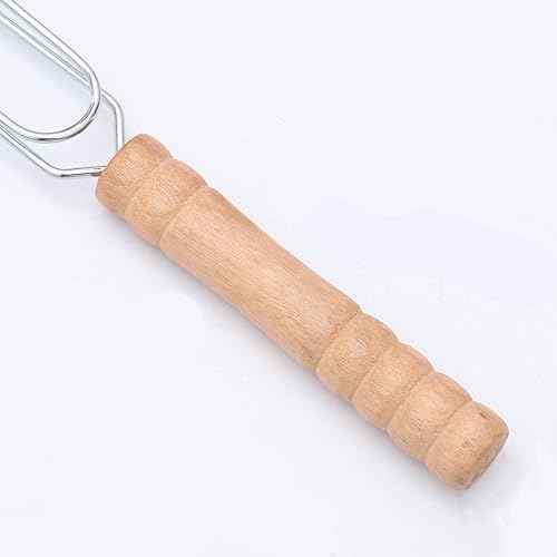 Miniatura 4 de UPKOCH 4 cestas plegables para parrilla de pescado, portátil, de acero inoxidable, para carne, bistec, camarones, verduras, chuletas (21 x 4.33