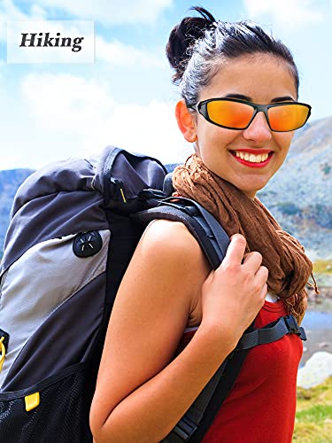 Image of Frienda 6 Pack Polarized Sport Sunglasses for Men Multipack Fit over Glasses Pack Lot Set Men's Sport Fishing Eyeglasses