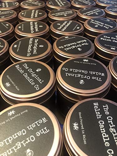 The Original Welsh Candle co. CARIAD scented soy tin candle. Made in Wales, perfect Welsh Gift, burn time 40 hours 220g