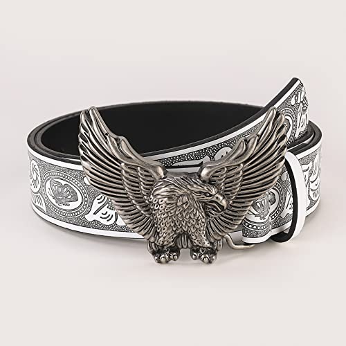 Soaring Buckle Relief Pattern Belt Fashion All-Match Adjustable Belt Hot Girl Man Waist Belt for Coat Skirts Jeans3