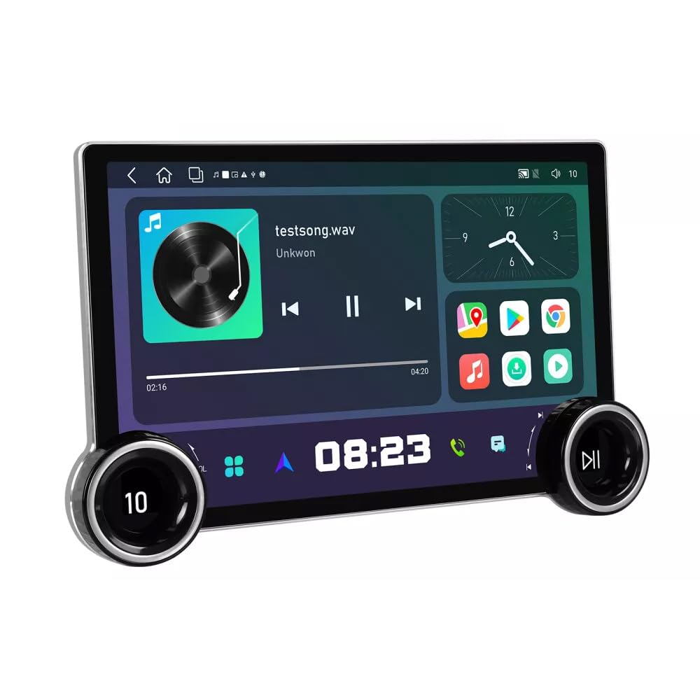 for Dodge Dart Radio 2012-2016 Car Stereo 10.1 Inch Android 13 GPS Navigation Wireless Wired CarPlay Android Auto Head Unit IPS Touch Screen FM RDS DSP (4GB RAM+64GB ROM)