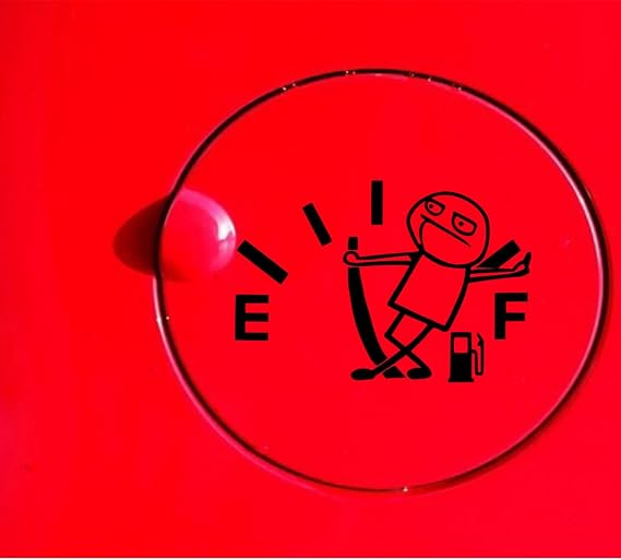 Rawan Fresh Car Stickers - Fuel Tank Cap Funny Vinyl sticker, Peeking car decals, funny stickers - Waterproof Bumper Stickers for Cars, Truck, Motorcycle, Wall, Window and Laptop.