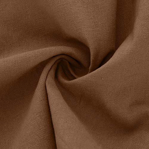 Lounge Sets for Women Cotton Linen Tracksuits Wide Leg Drawstring Pants Lapel Button down Shirt Suit Co Ord Summer Beach Casual Sets Ladies Activewear Matching Sweatsuit Holiday Jogging Suits - Image 7