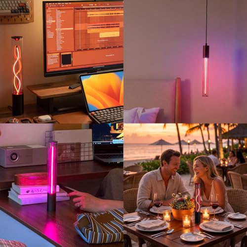 Image of RGB Light Bar, Cordless TV Monitor Backlight for Gaming, Man Cave Decor