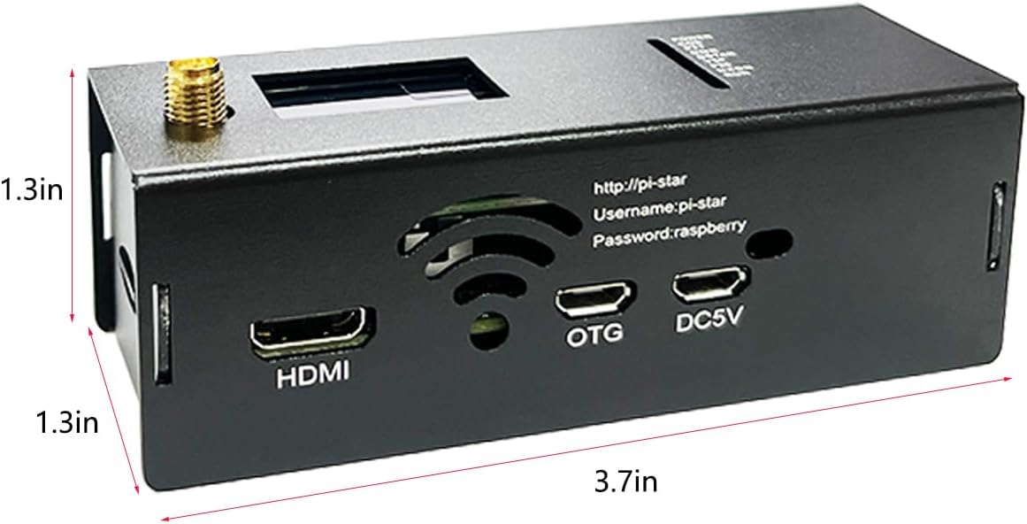 2025 Upgraded 4.2 MMDVM DMR Dstar YSF Hotspot Spot Radio WiFi WLAN Port Digital Voice Modem Raspbery P Zero W Two Color Screen Pi-Star