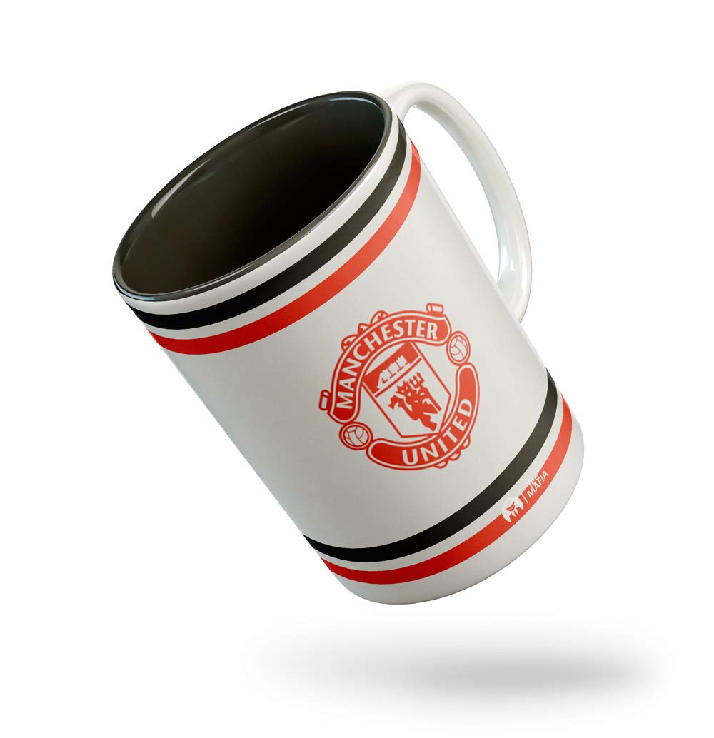 Tee Mafia Designer Manchester United Classic All Mug with Print| 11Oz Black Coffee Mug with Print | Coffee & TeaMug|Football Mug| Man utd|Hope and Dreams (White) 1
