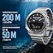 Imagen de NORTH EDGE GAVIA Reloj de Aviador Relojes Digitales Analógicos de Acero Inoxidable de Lujo para Hombres Altímetro Brújula Deportes al Aire Libre Negocios Reloj Ocio Impermeable 200 m