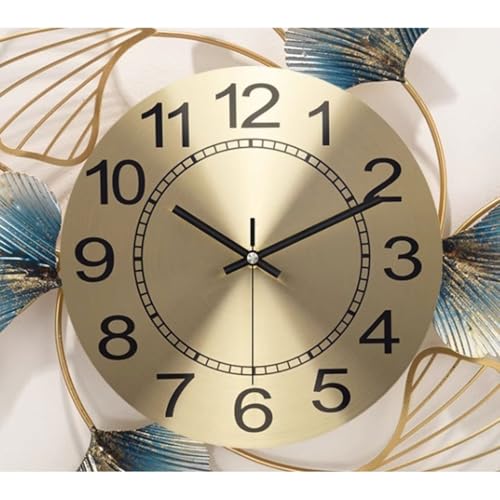 Horloge murale silencieuse pour decoration salon et arriere-plan