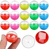JECOMPRIS 100Pcs 1.10 Inch Round Capsules for Vending Machines Fillable Storage Boxes Candy Toy Containers Party Favor Supplies