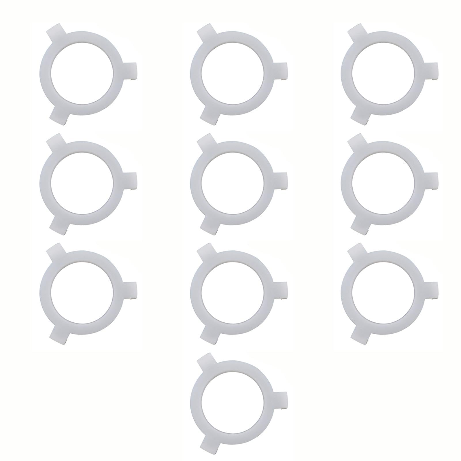 Milageto 10 Pieces Lamp Shade Reducer Rings Washer,Sturdy,Lamp Accessories, Light Shade Replacement Parts Lampshade Rings Adapter, E27 to E26