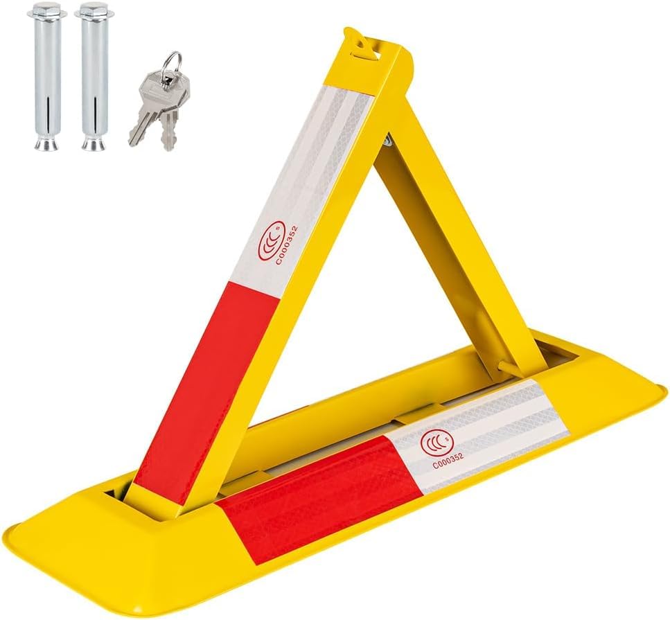 Barra de aparcamiento plegable, cerradura de aparcamiento, bloque de aparcamiento manual con llave, Centro comercial, hotel, oficina, cerradura de aparcamiento privado en el aeropuerto