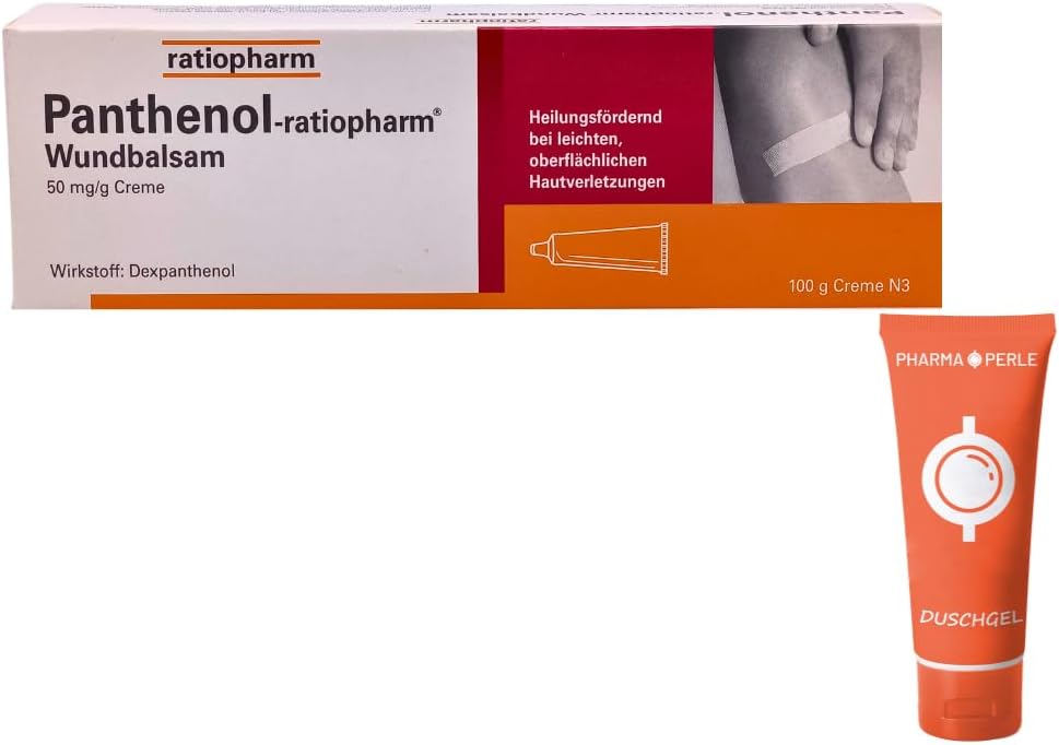 Panthenol Ratio Wound Balm - Dexpanthenol Wound Healing Cream Moisturizing Pharmacy-Only I Economy Set with Pharma Pearl Giveaway 1 x 100 g