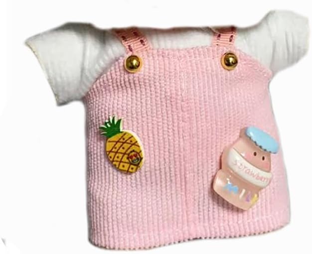 Clothes Set for 17cm Doll, 5 Pack Clothes & Outfit Pack for 17cm Dolls, Dolls Accessories for Collectors, No Doll Included (Set 2)