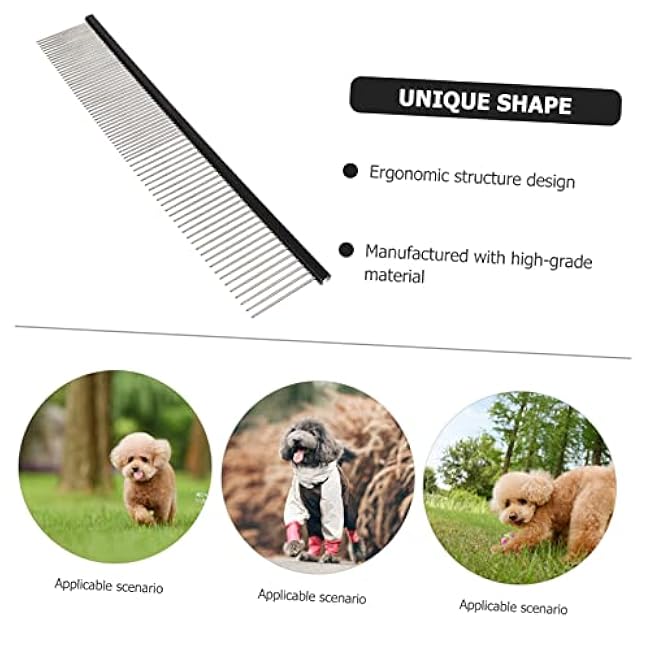 Professional Pet Comb Cat Accessory Portable Fur Comb Dog Supply for Grooming Easy to Use Store-c9e9yiO4