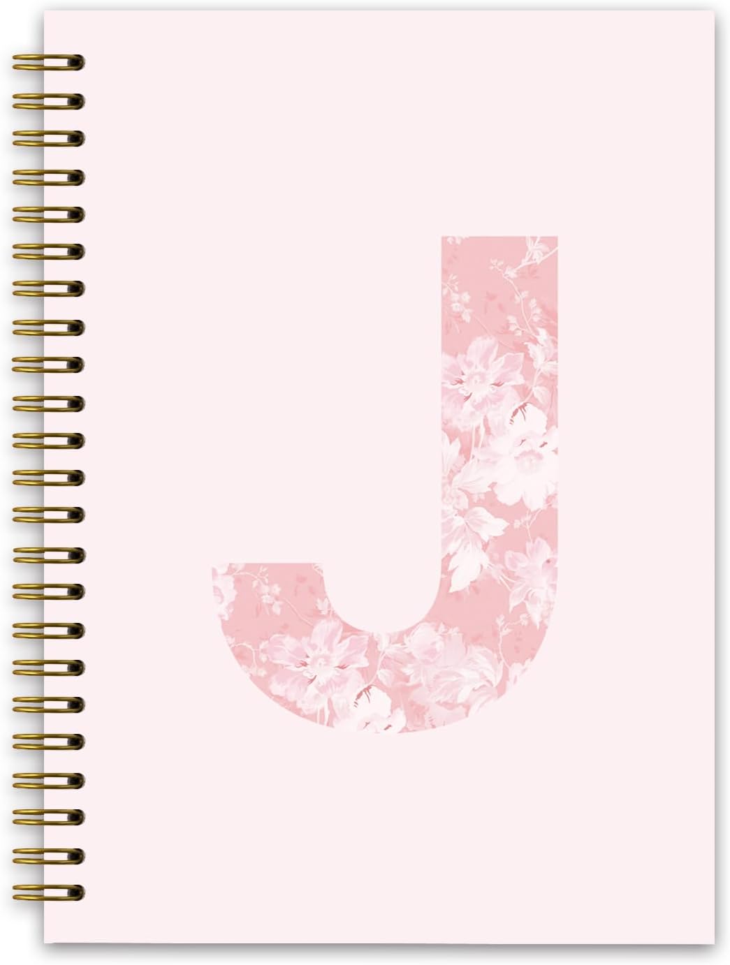 Pink Custom Composition Notebook, Initial Personalized Notebook, Monogrammed Gifts for Women, Pink Composition Books, Back to School Supplies, Back to School Stuff, Journal for Teens 5.5x8.3 (J)