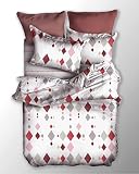 El juego de ropa de cama incluye 1 funda de edredón y 1 funda de almohada de 80 x 80.