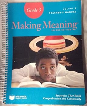 Spiral-bound Making Meaning - Grade 5 - Volume 2 - Teachers Manual - second edition Book
